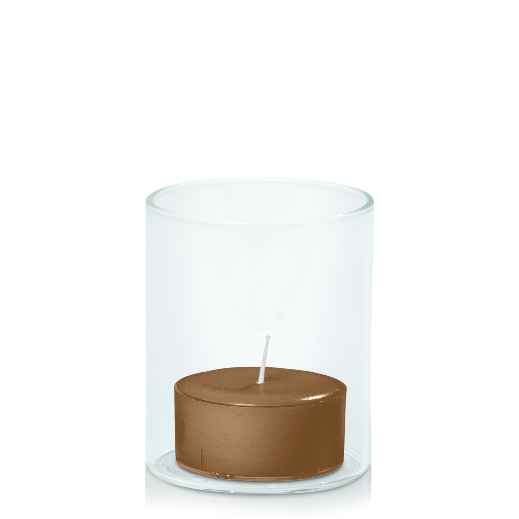Tiramisu Tealight in 5.8cm x 7cm Glass - Set of 96
