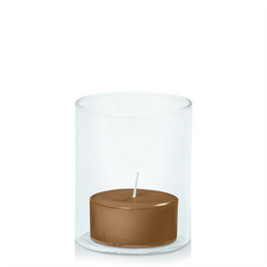 Tiramisu Tealight in 5.8cm x 7cm Glass - Set of 96