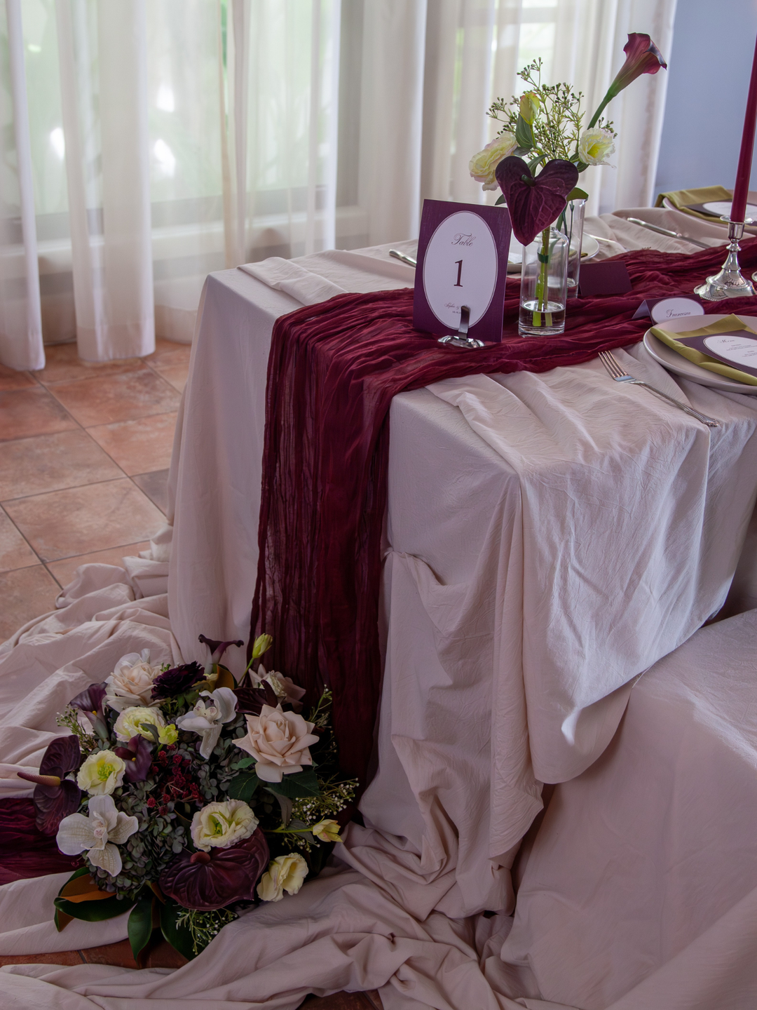 Oatmeal Rectangle Tablecloth - Large