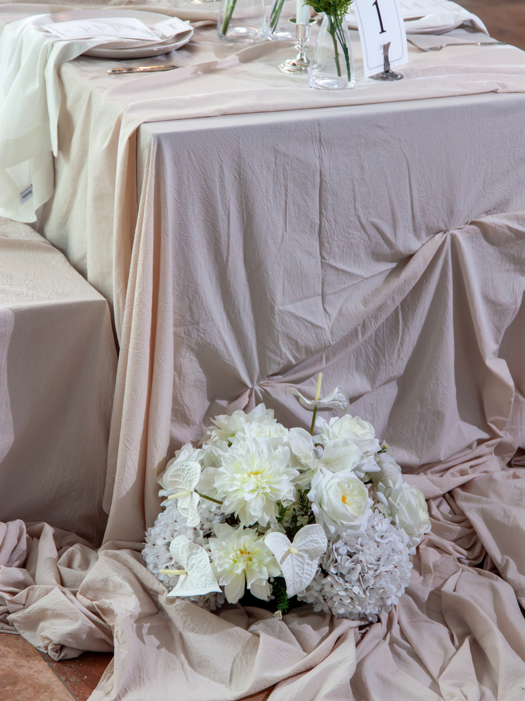 Oatmeal Rectangle Tablecloth - Large