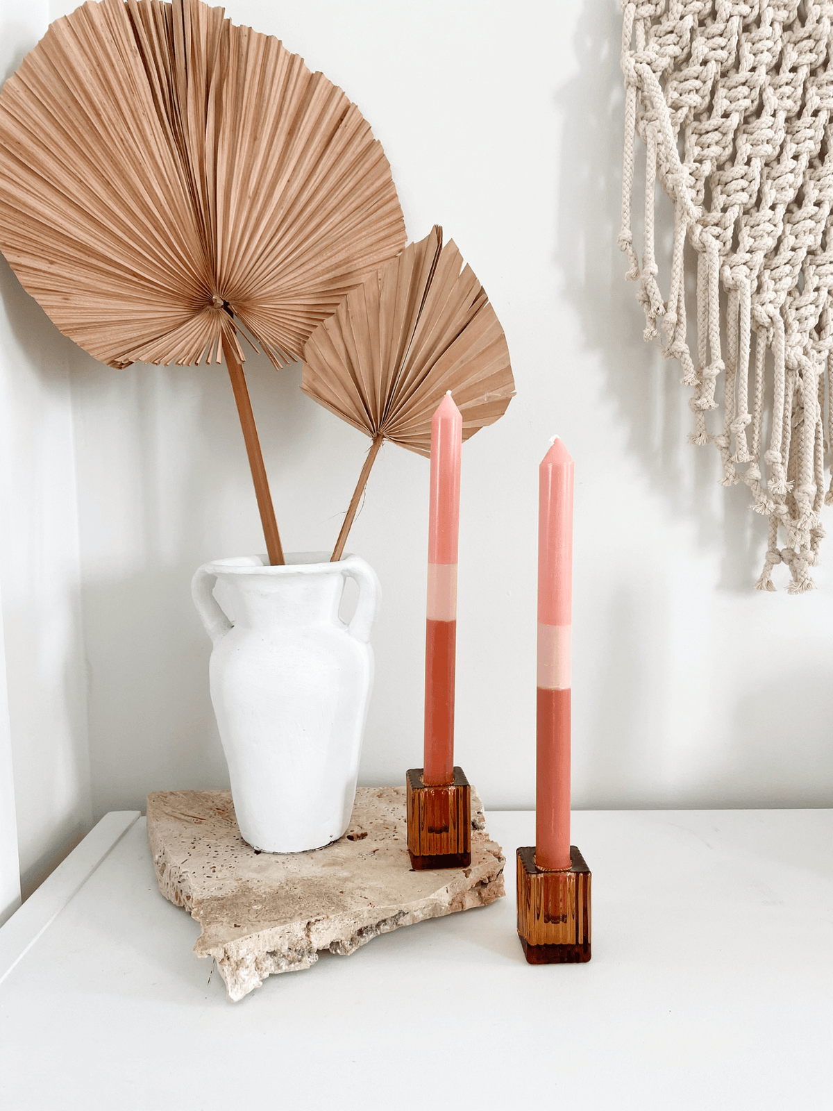 Sahara Desert 30cm Layered Dinner Candles