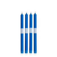 Into the Blue 30cm Layered Dinner Candles