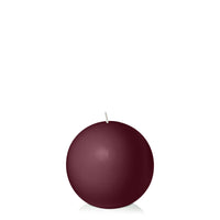 Burgundy 10cm Sphere Candle