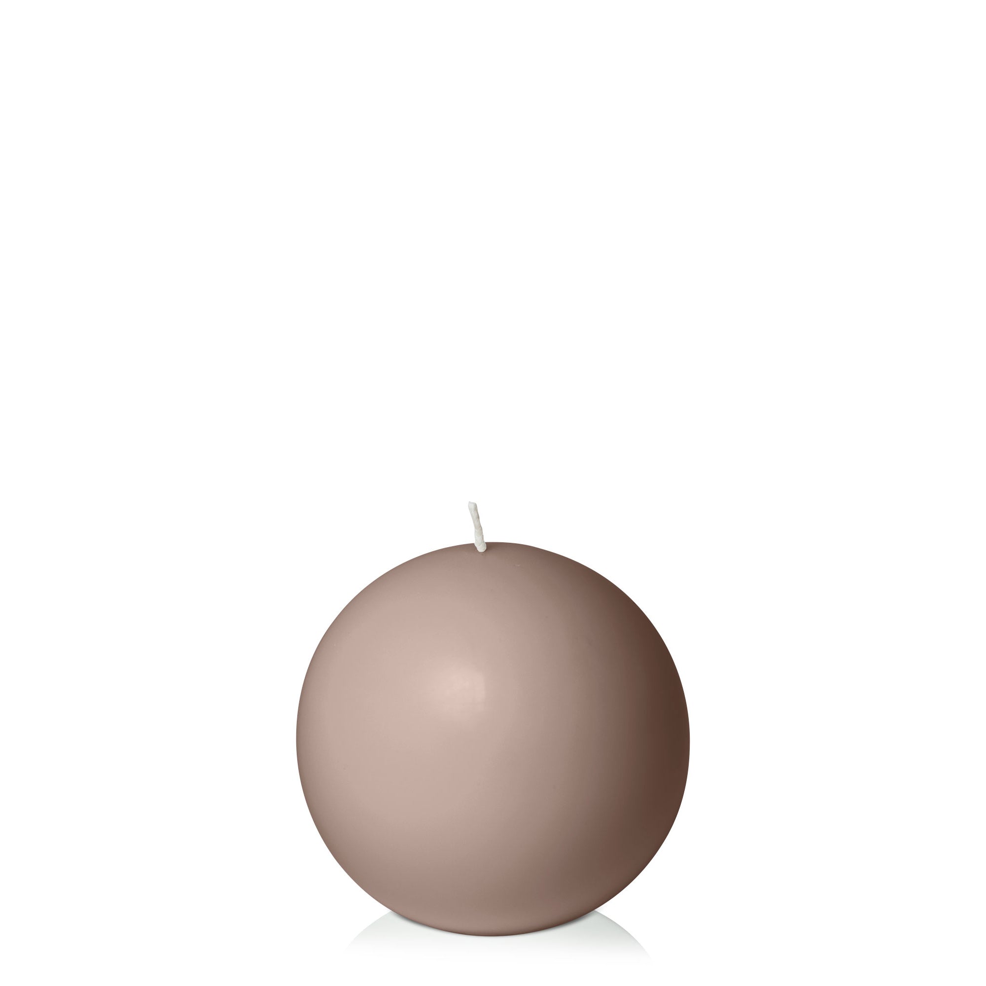 Latte 10cm Sphere Candle Pack of 1