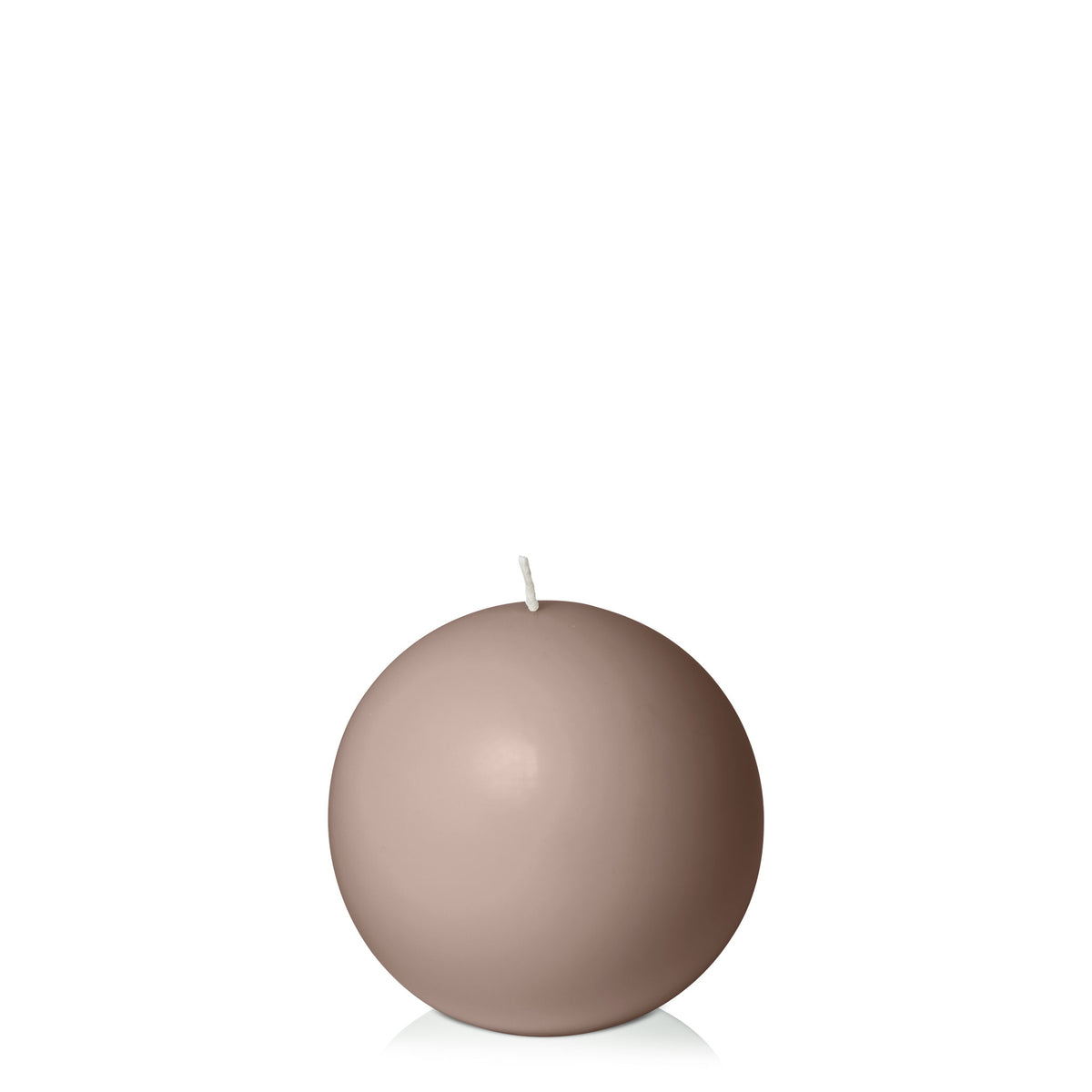 Latte 10cm Sphere Candle Pack of 1