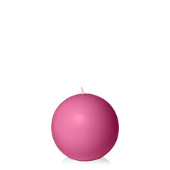 Magenta 10cm Sphere Candle Pack of 1