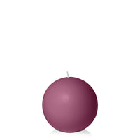 Plum 10cm Sphere Candle