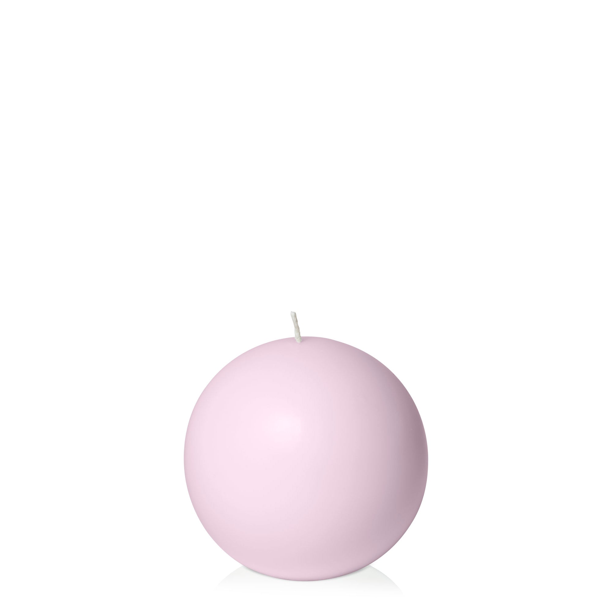 Pastel Pink 10cm Sphere Candle Pack of 1