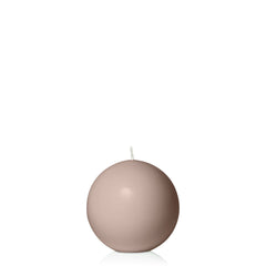 Latte 7.5cm Sphere Candle Pack of 1