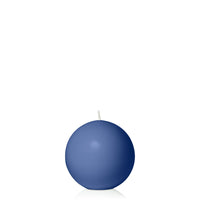 Navy 7.5cm Sphere Candle