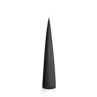 Black 4.4cm x 25cm Cone Candle
