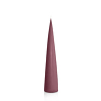 Burgundy 4.4cm x 25cm Cone Candle