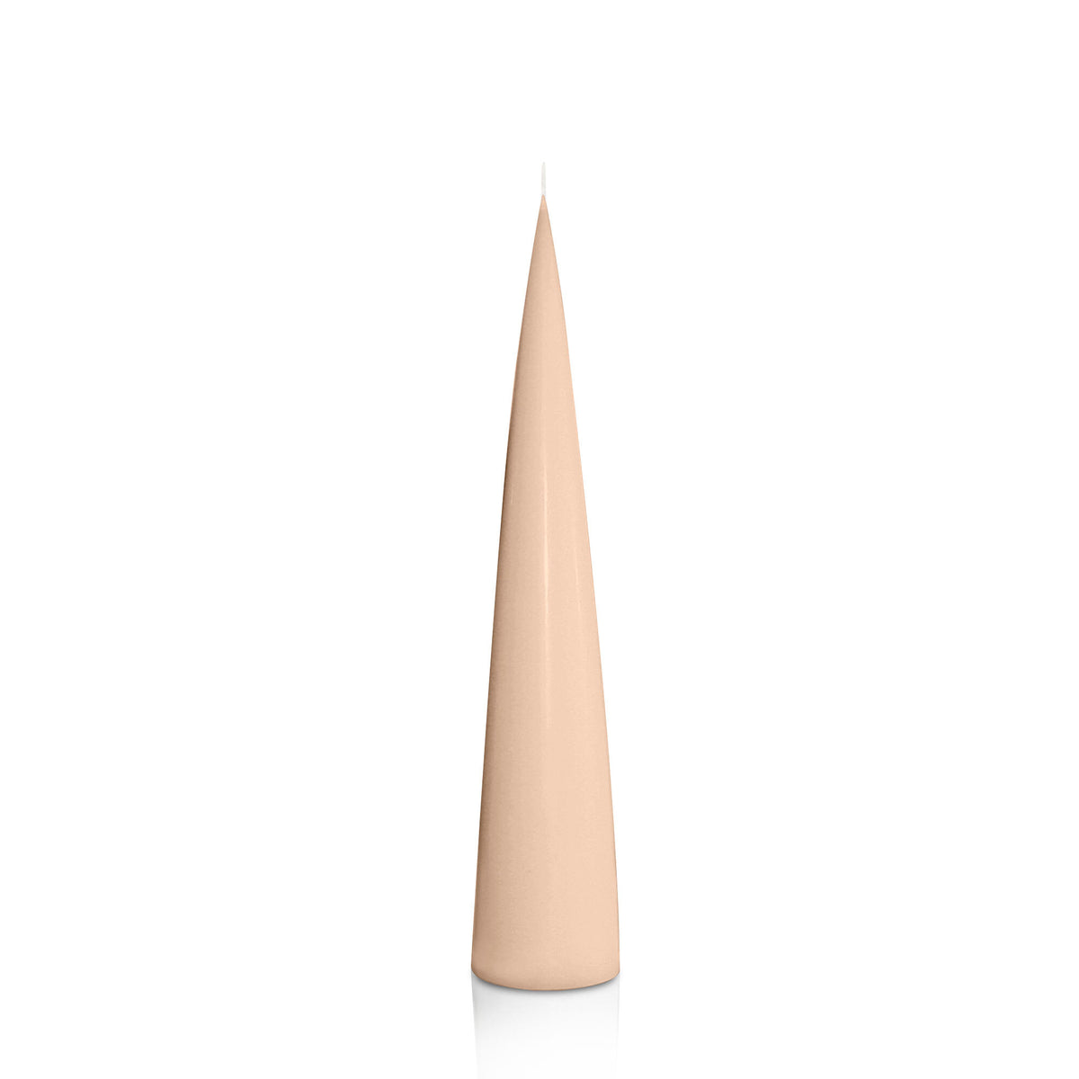 Latte 4.4cm x 25cm Cone Candle Pack of 1