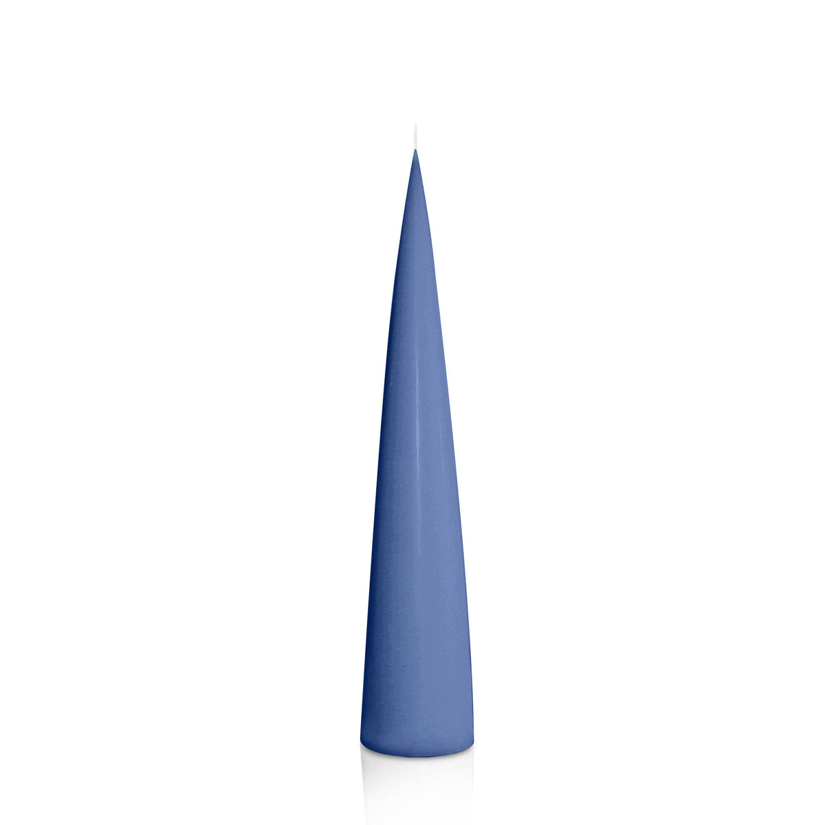 Navy 4.4cm x 25cm Cone Candle Pack of 1