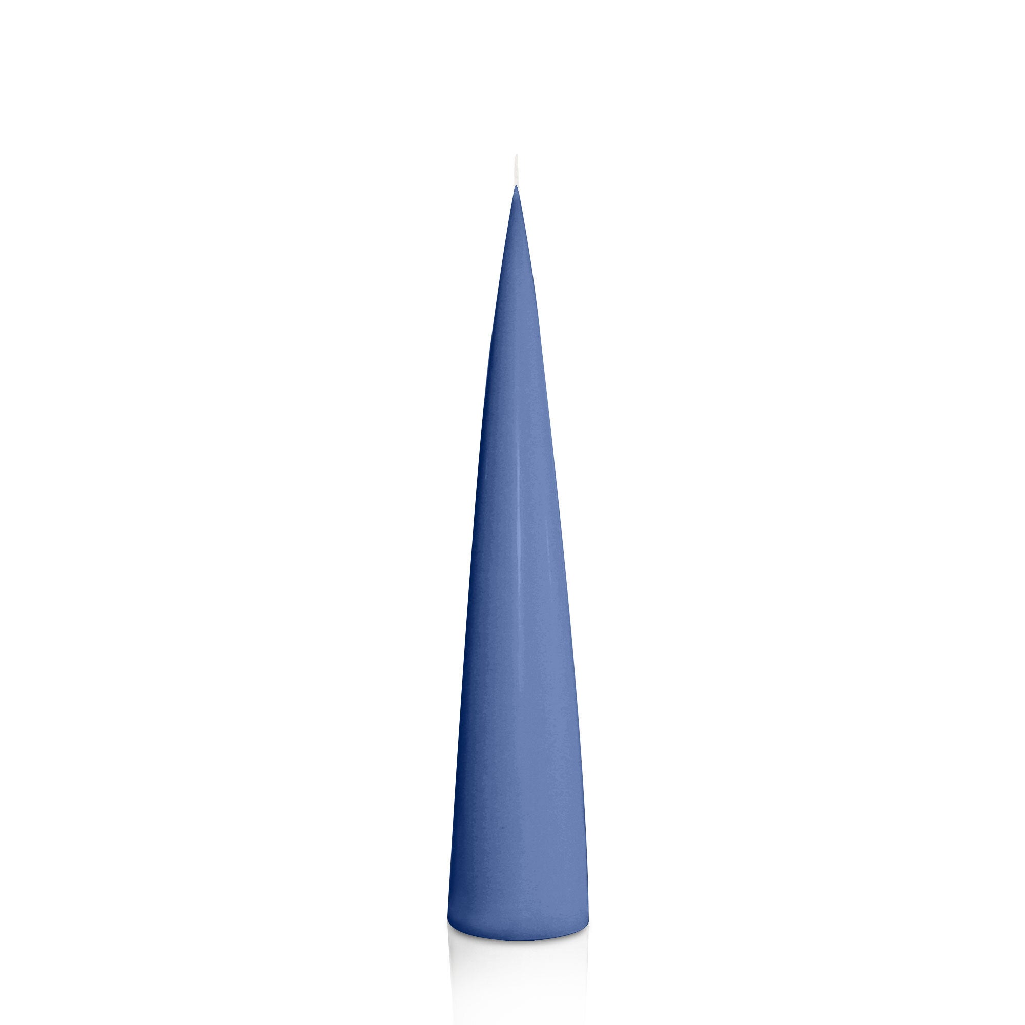 Navy 4.4cm x 25cm Cone Candle Pack of 1