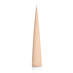 Latte 4.7cm x 30cm Cone Candle Pack of 1