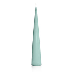 Sage Green 4.7cm x 30cm Cone Candle Pack of 1