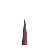 Burgundy 4cm x 20cm Cone Candle