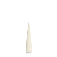 Ivory 4cm x 20cm Cone Candle