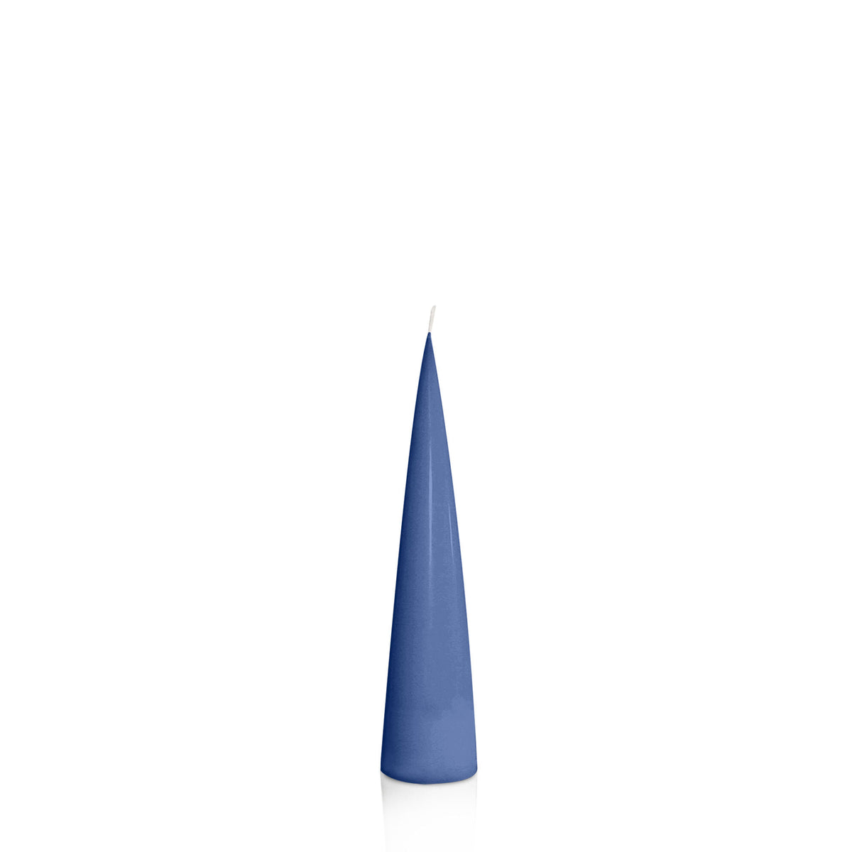 Navy 4cm x 20cm Cone Candle Pack of 1