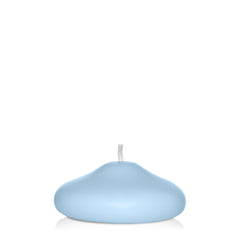 Pastel Blue 7cm Modern Floating Candle Pack of 1
