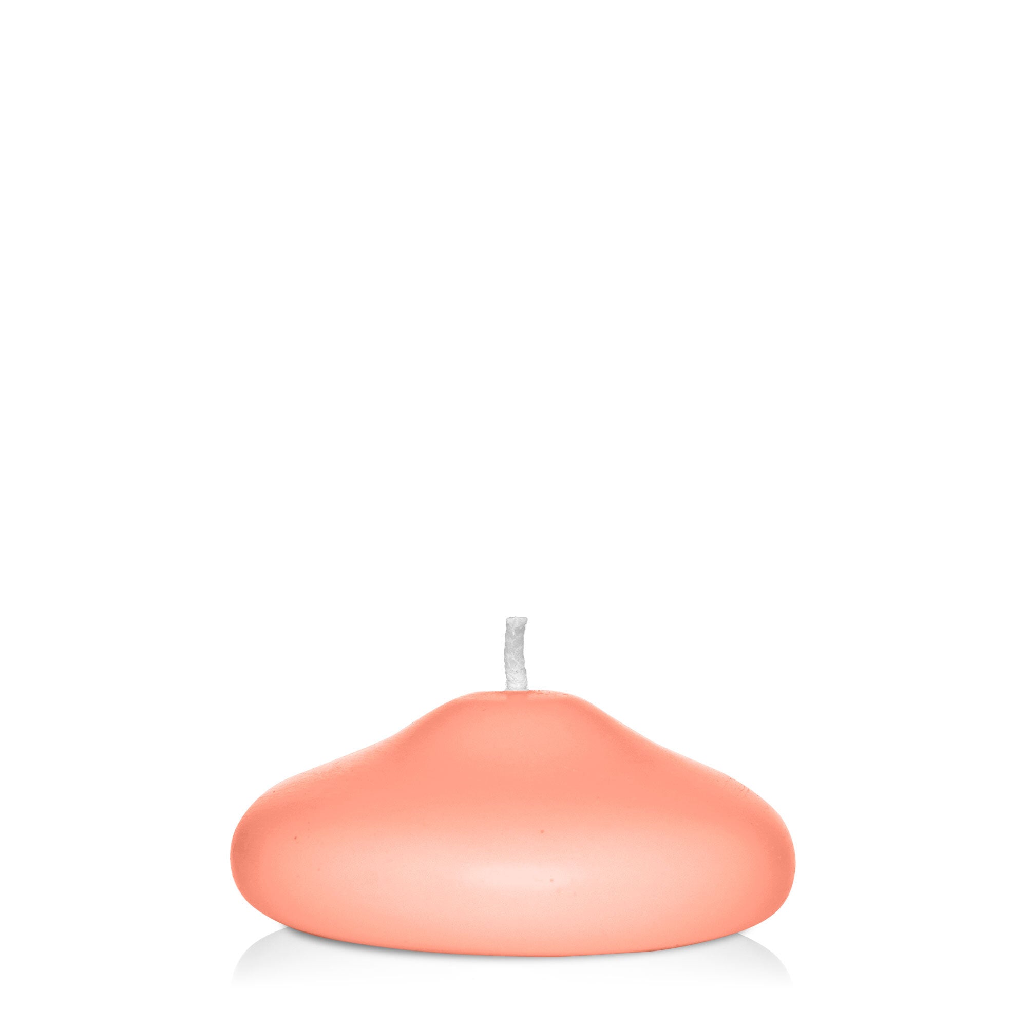 Peach 7cm Modern Floating Candle Pack of 1