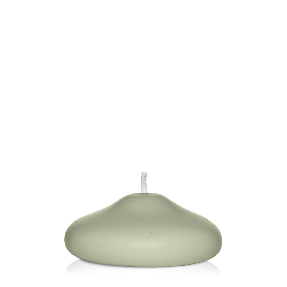 Pale Eucalypt 7cm Modern Floating Candle Pack of 1