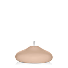 Toffee 7cm Modern Floating Candle Pack of 1