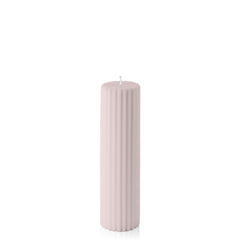 Antique Pink 5cm x 20cm Fluted Pillar Pack of 1