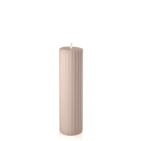 Vintage Blush 5cm x 20cm Fluted Pillar