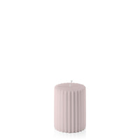 Antique Pink 7cm x 10cm Fluted Pillar