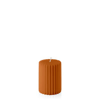 Baked Clay 7cm x 10cm Fluted Pillar