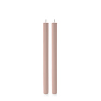 Heritage Rose 30cm Fluted Dinner Candles