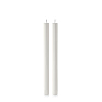 Stone 30cm Fluted Dinner Candles