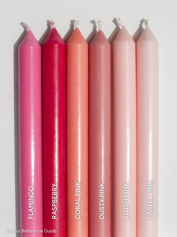 Coral Pink 30cm Dinner Candles Pack of 96
