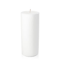 White 10.5cm x 25cm Pillar