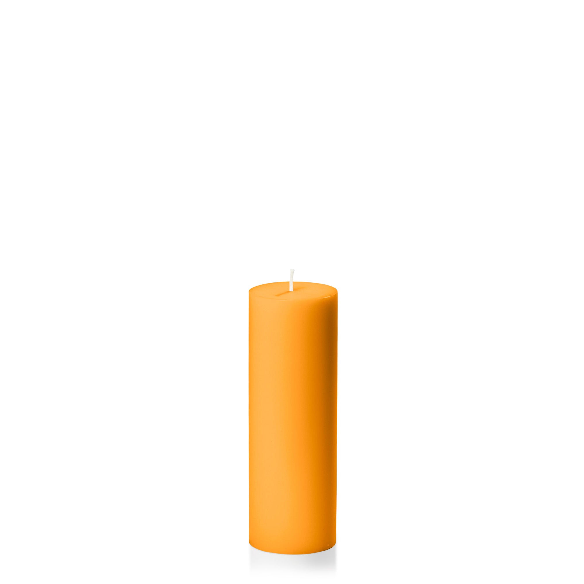 Orange 5cm x 15cm Slim Pillar Pack of 1