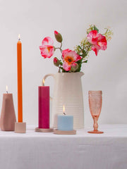 Pastel Blue 5cm x 15cm Slim Pillar Pack of 1