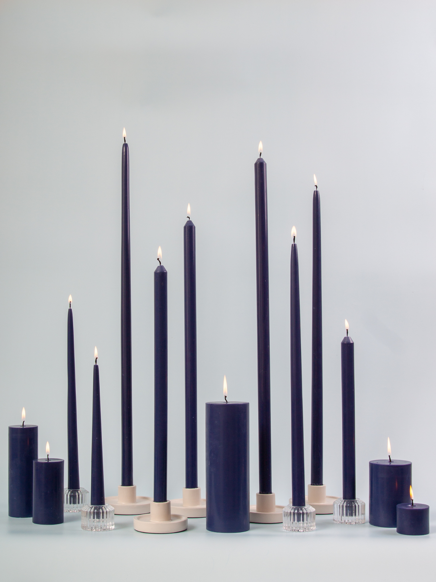 Sapphire 5cm x 15cm Slim Pillar Pack of 1