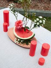 Watermelon 5cm x 15cm Slim Pillar Pack of 1