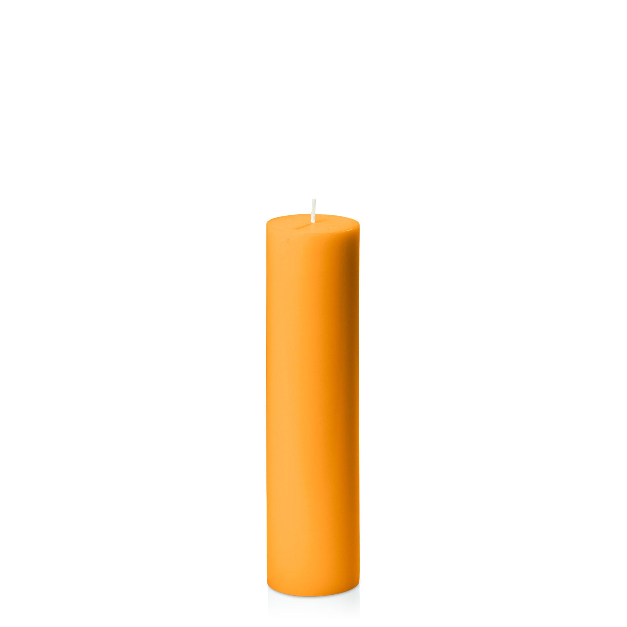 Orange 5cm x 20cm Slim Pillar Pack of 1