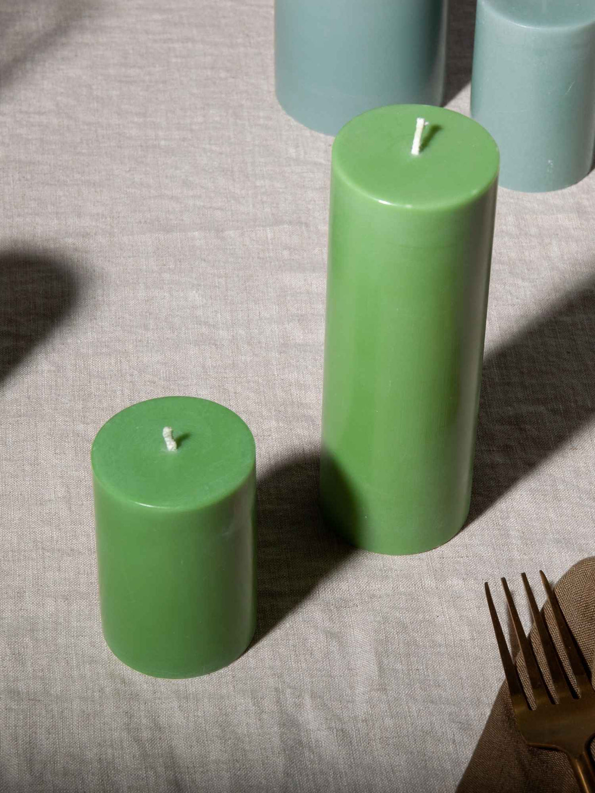 Green 5cm x 4cm Slim Pillar