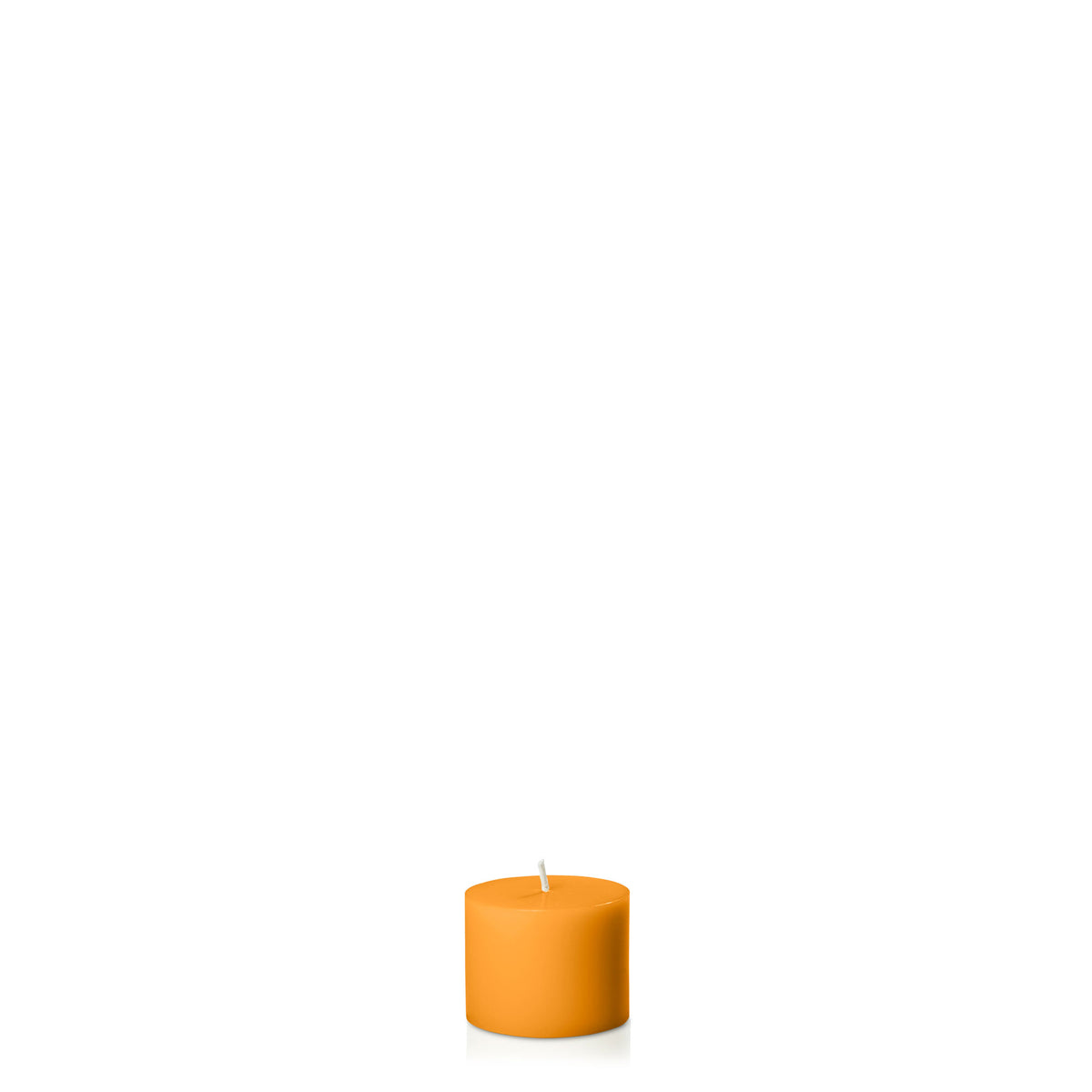 Orange 5cm x 4cm Slim Pillar Pack of 1