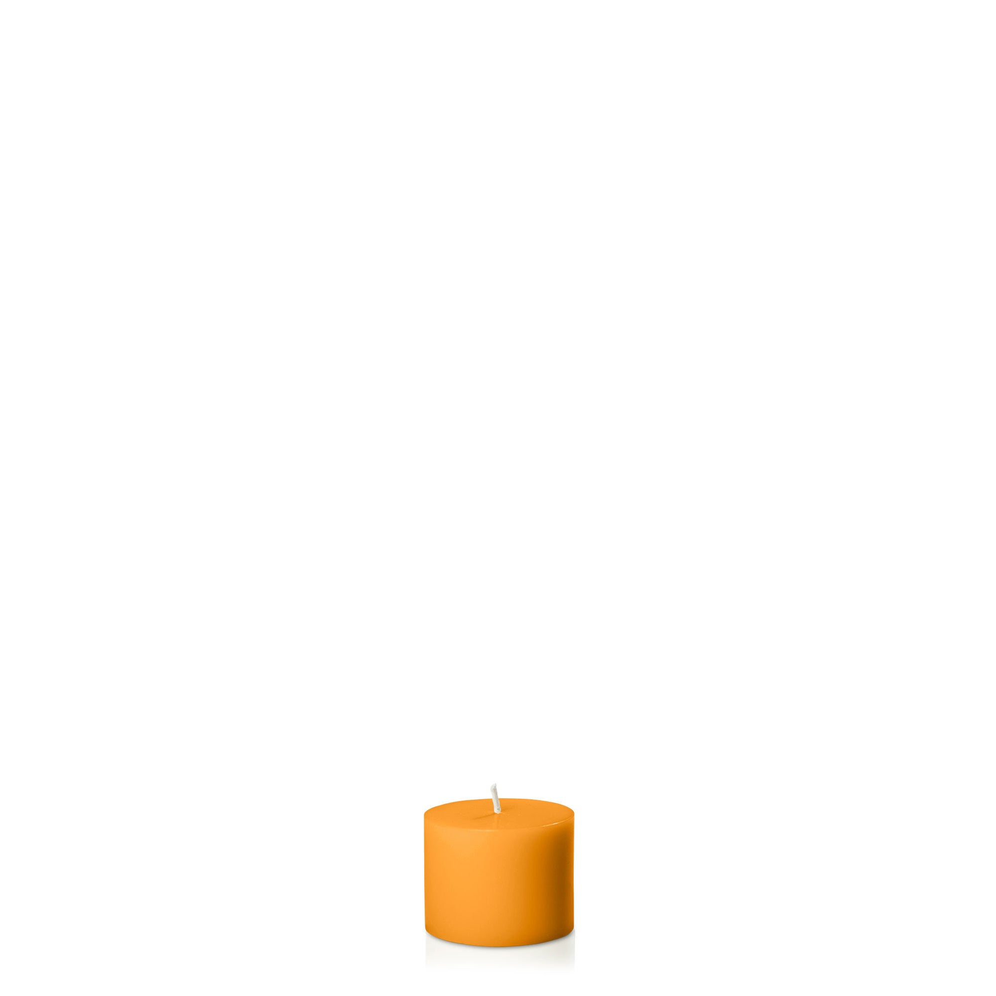 Orange 5cm x 4cm Slim Pillar Pack of 1