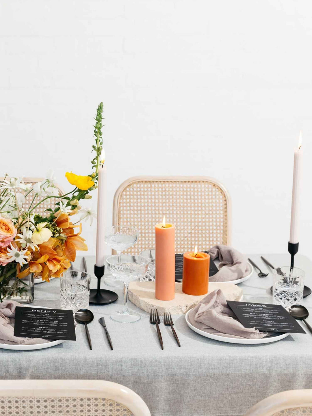 Gold Candle Holder Christmas Candles For Dining Table Peach 5cm X