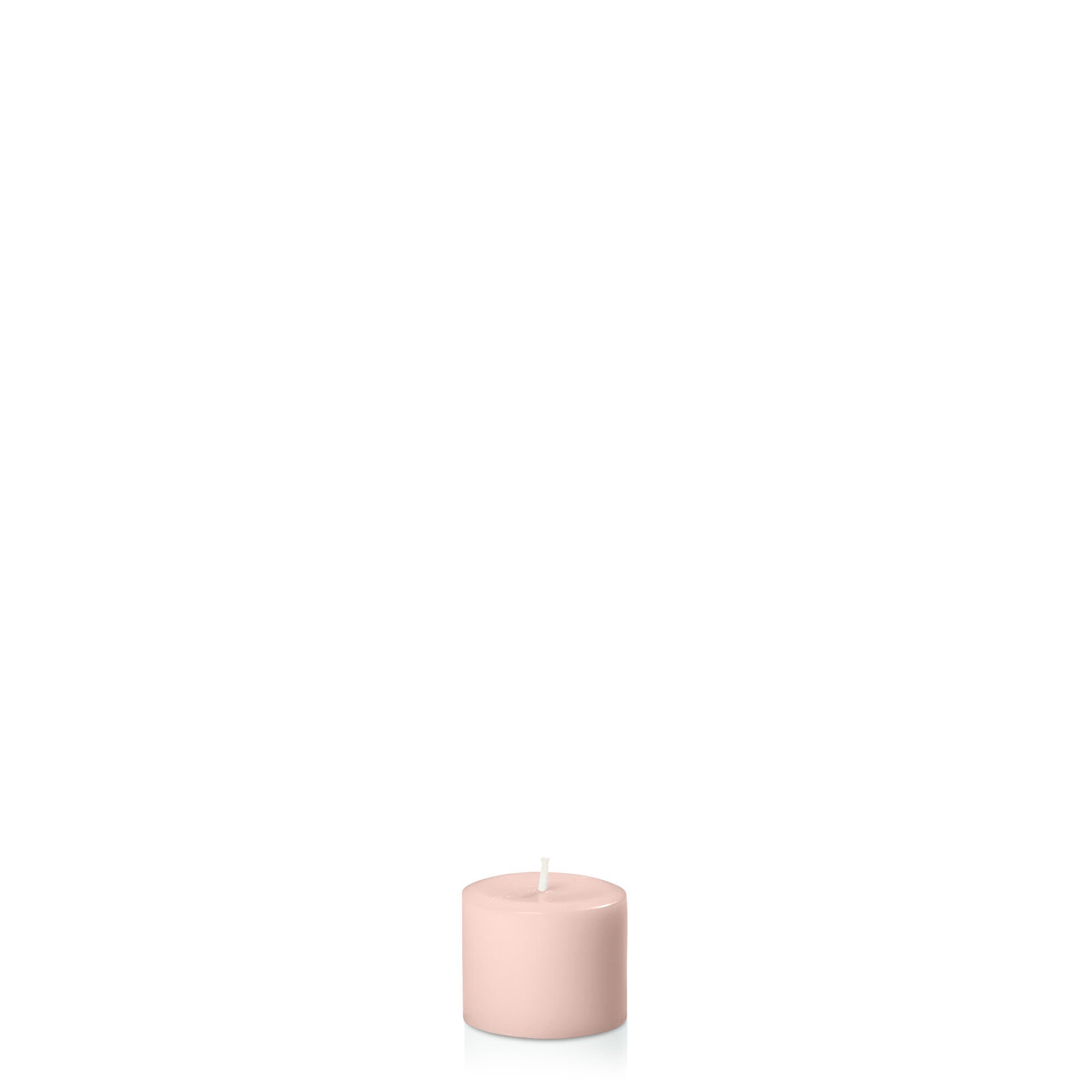 Vintage Blush 5cm x 4cm Slim Pillar Pack of 1