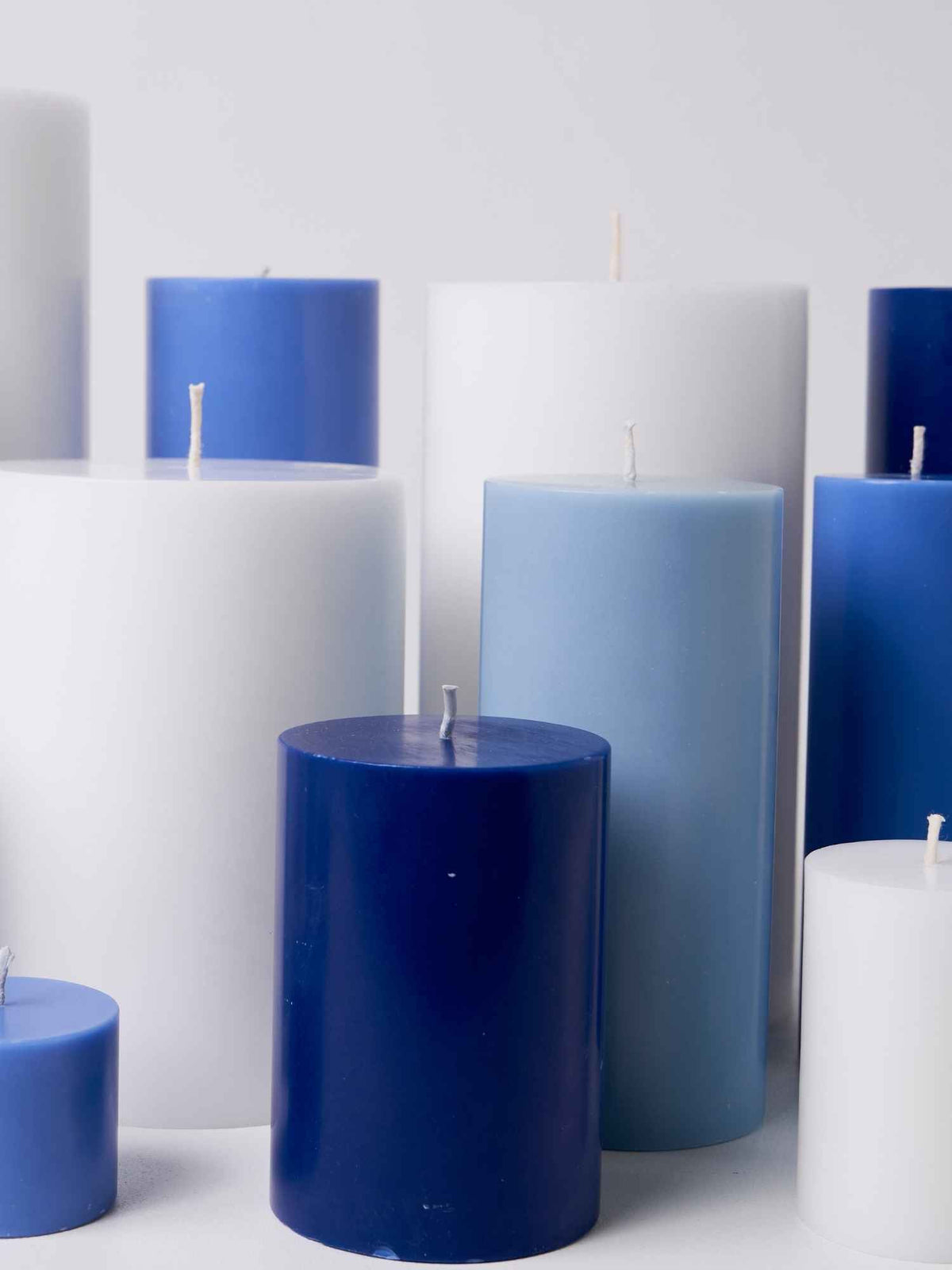 Navy 5cm x 7.5cm Slim Pillar