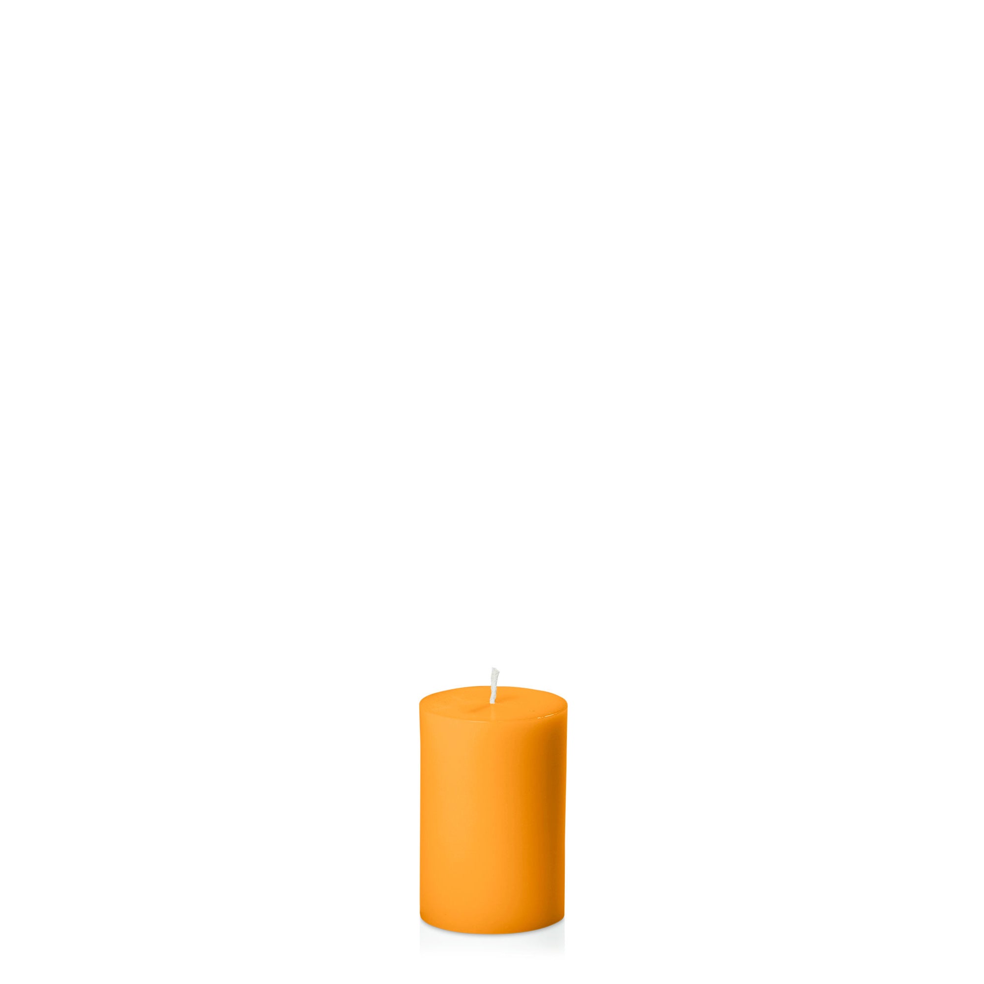 Orange 5cm x 7.5cm Slim Pillar Pack of 1
