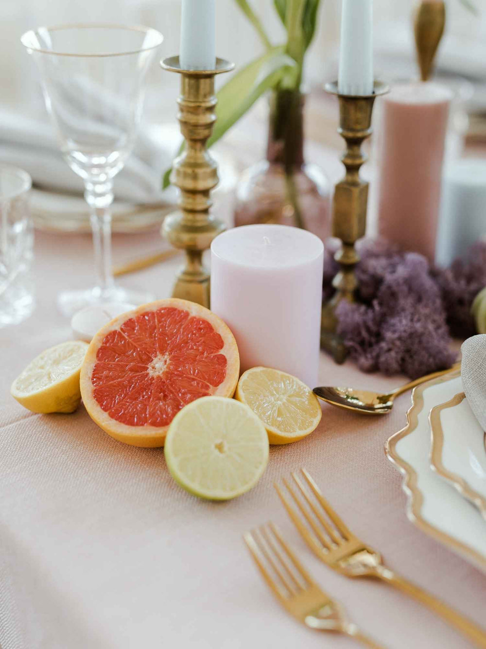 Lilac 7cm x 10cm Pillar Pack of 1