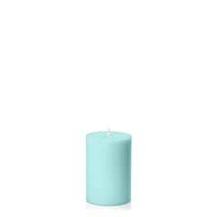Pastel Teal 7cm x 10cm Pillar Pack of 1